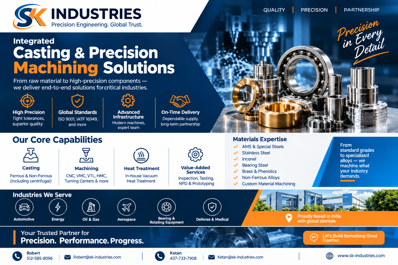 SK Industries — Casting & Precision Machining